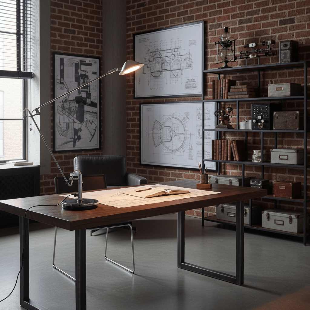 Adjustable Black Office Task Lamp - Image 4