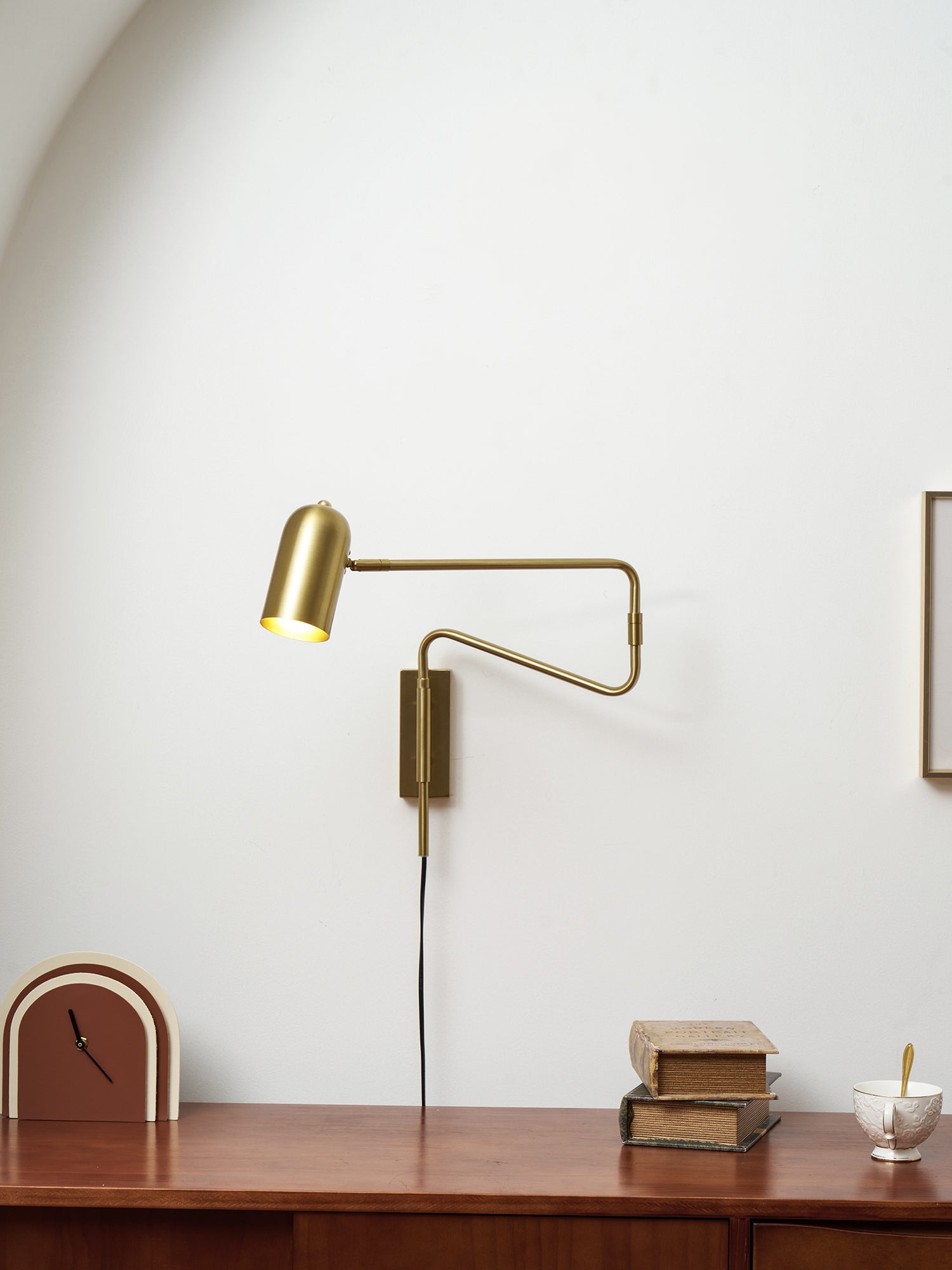 Adjustable Arm Plug In Wall Lamp - Image 21