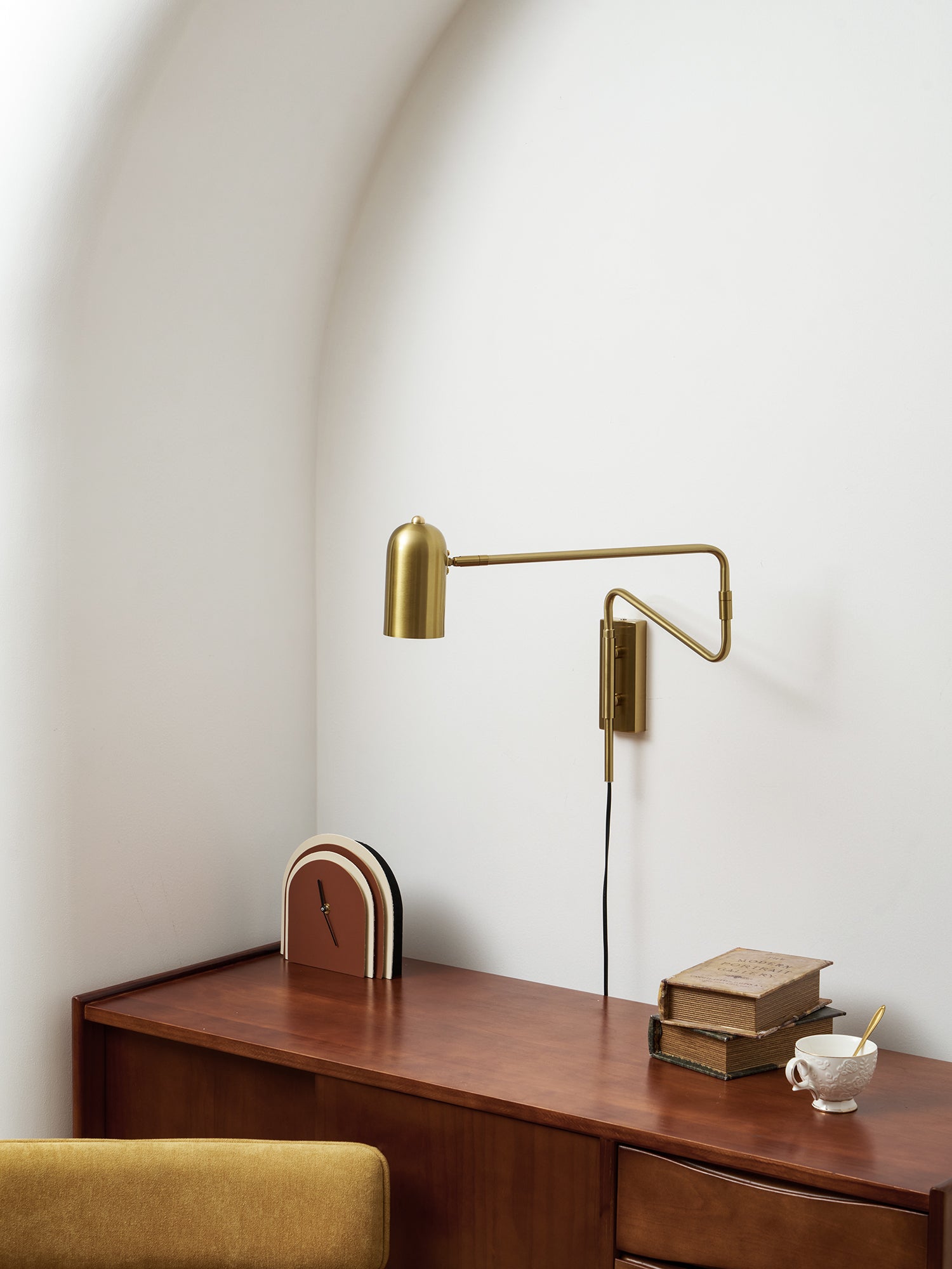 Adjustable Arm Plug In Wall Lamp - Image 22