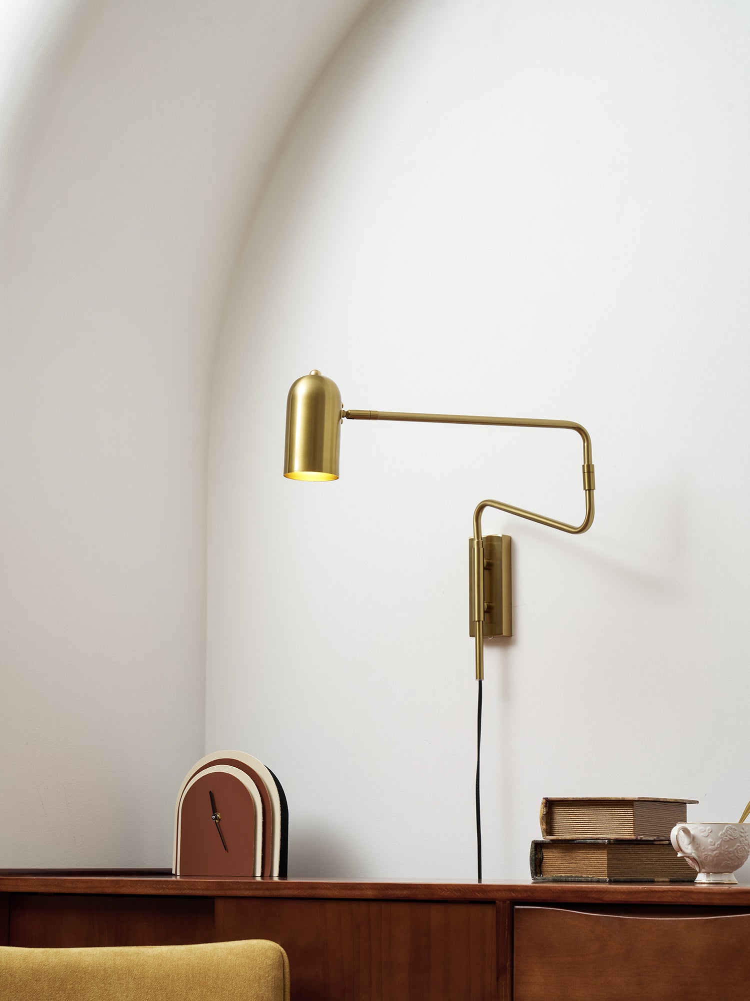 Adjustable Arm Plug In Wall Lamp - Image 23