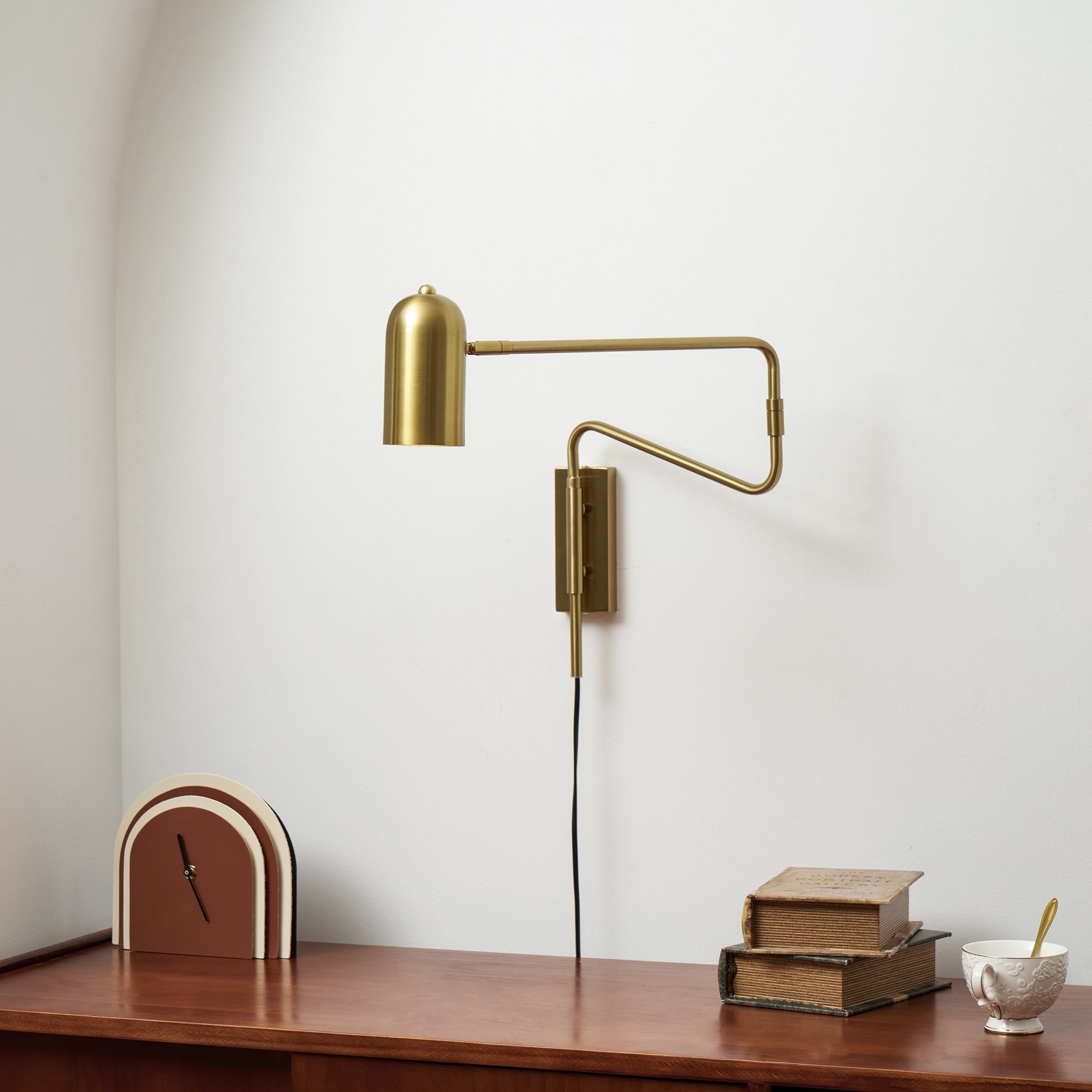 Adjustable Arm Plug In Wall Lamp - Image 24