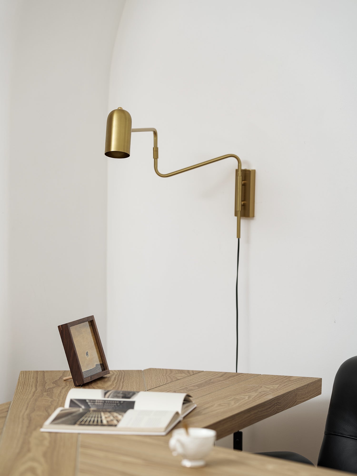 Adjustable Arm Plug In Wall Lamp - Image 29