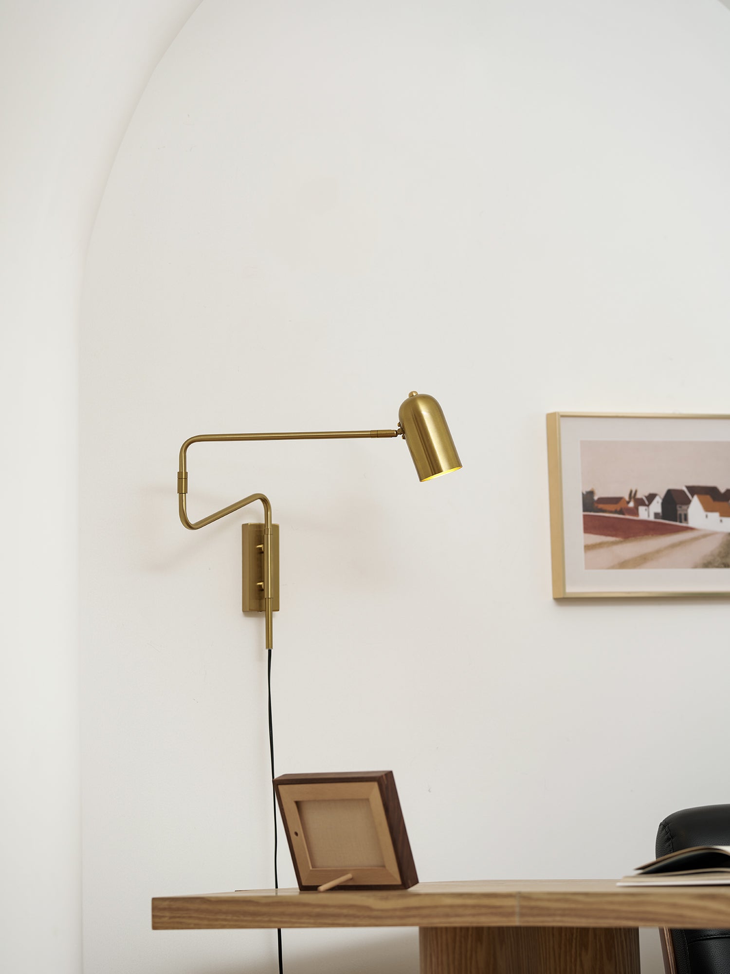 Adjustable Arm Plug In Wall Lamp - Image 33