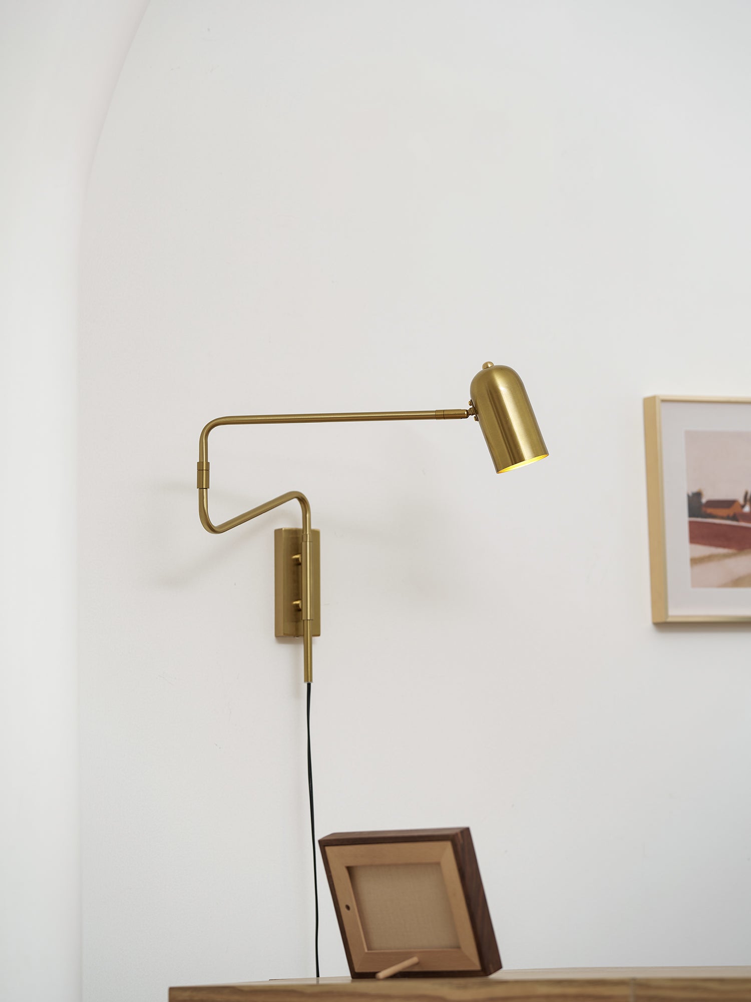 Adjustable Arm Plug In Wall Lamp - Image 13