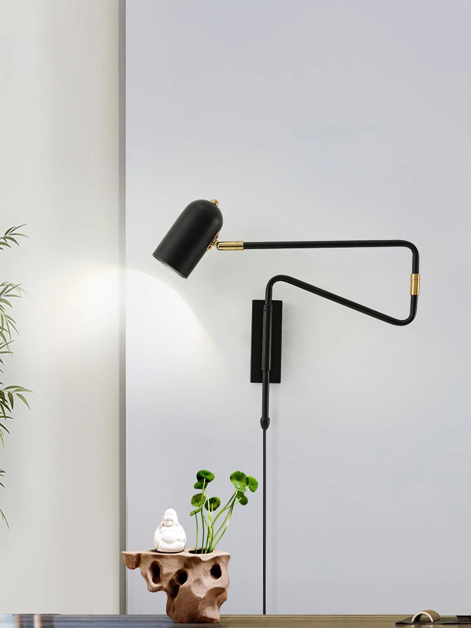 Adjustable Arm Plug In Wall Lamp - Image 6