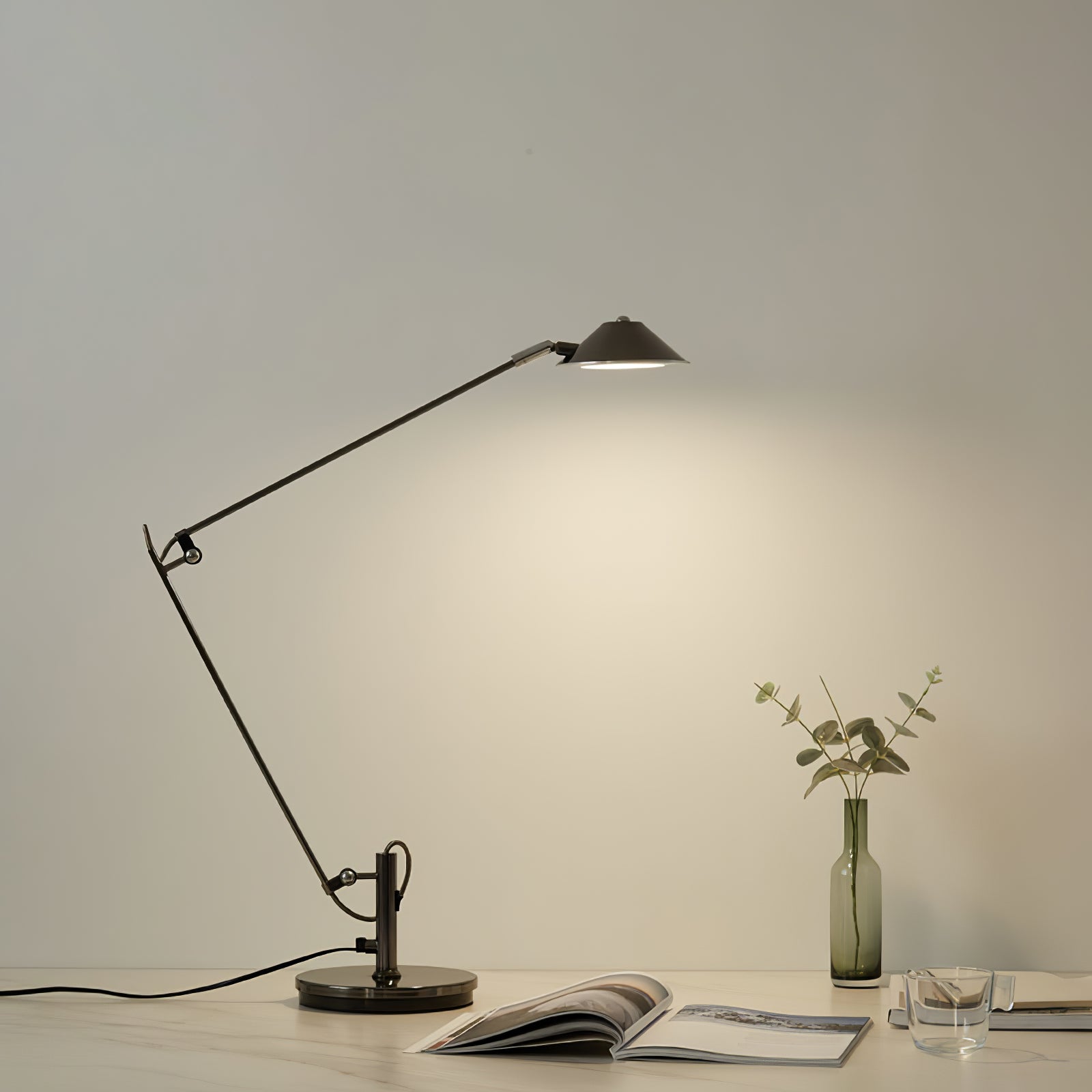 Adjustable Black Office Task Lamp - Image 8