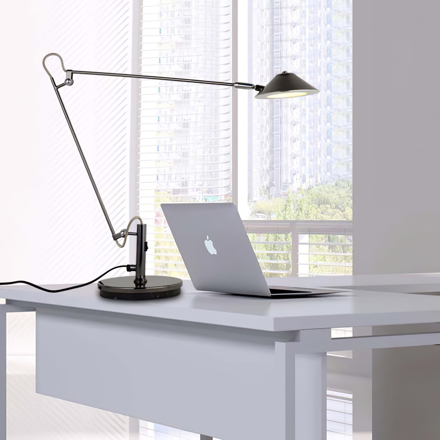 Adjustable Black Office Task Lamp - Image 25