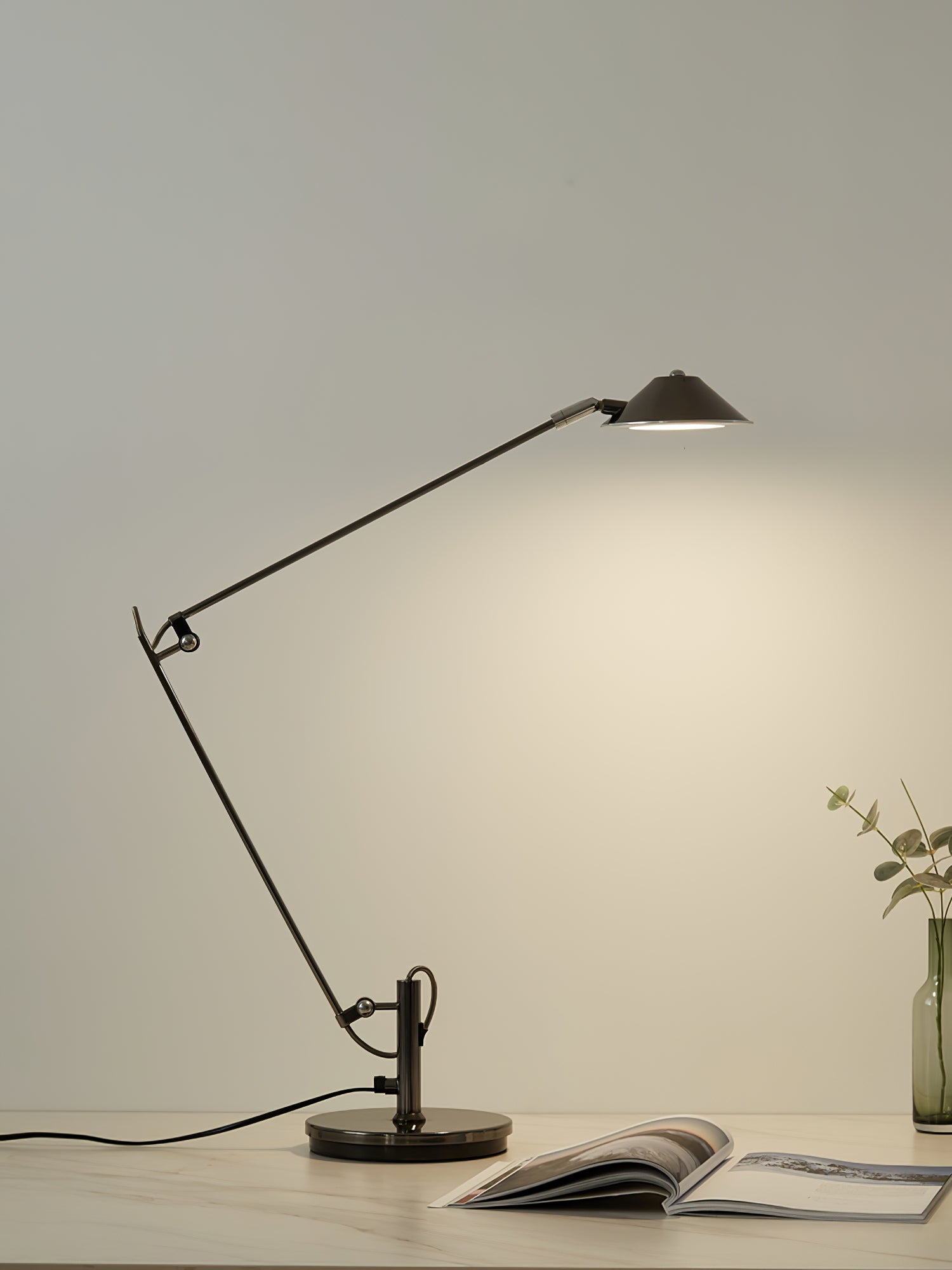Adjustable Black Office Task Lamp - Image 11