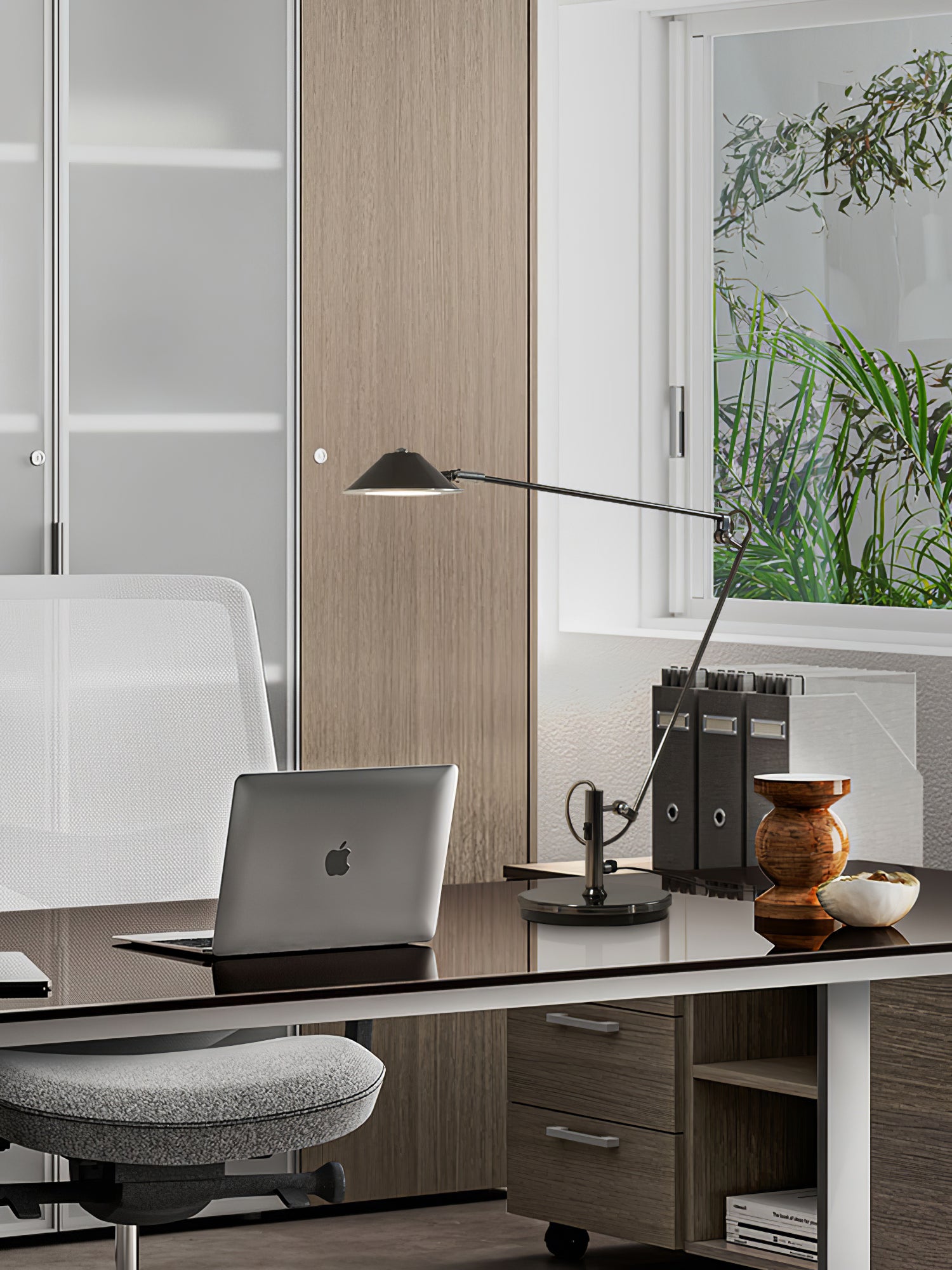 Adjustable Black Office Task Lamp - Image 9