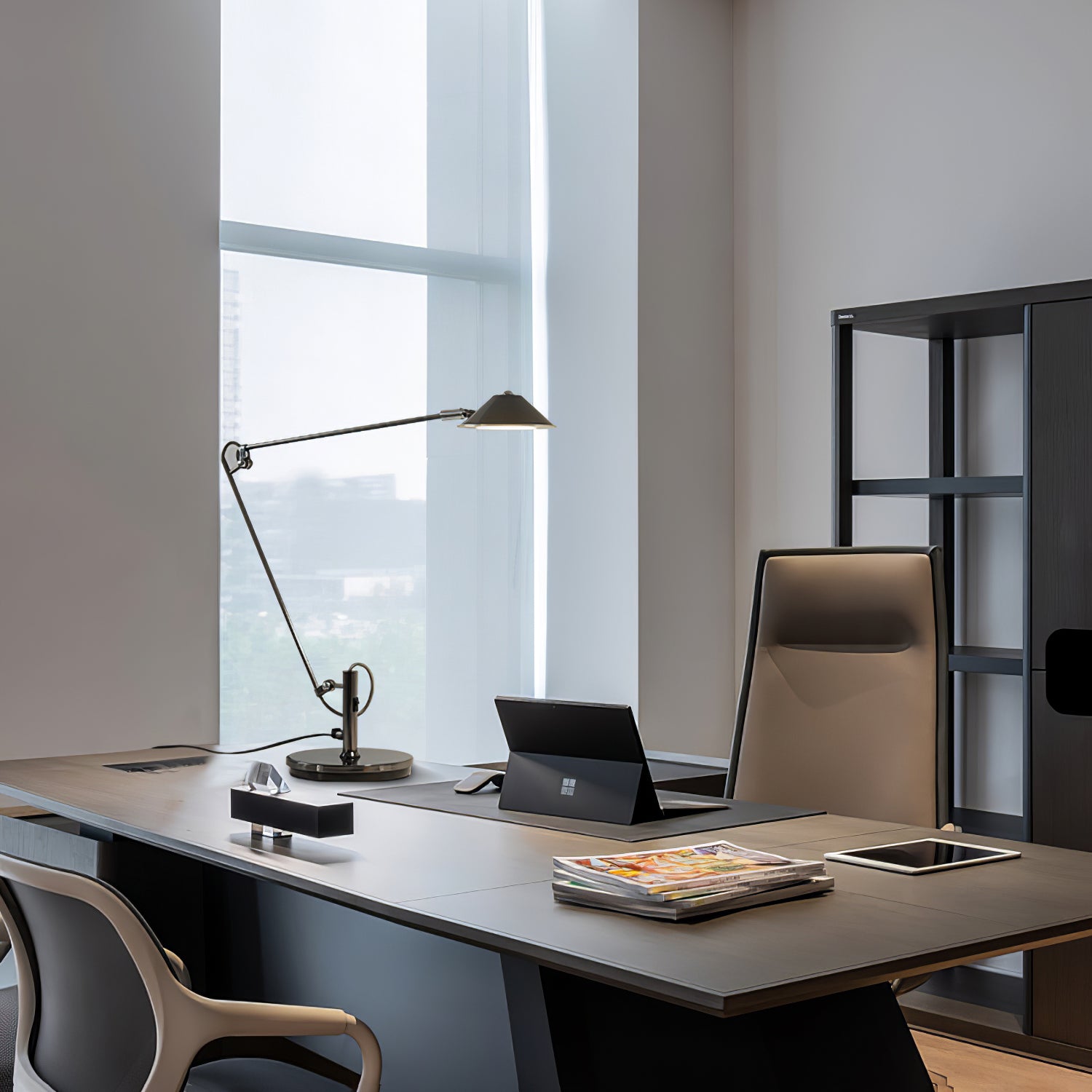 Adjustable Black Office Task Lamp - Image 13