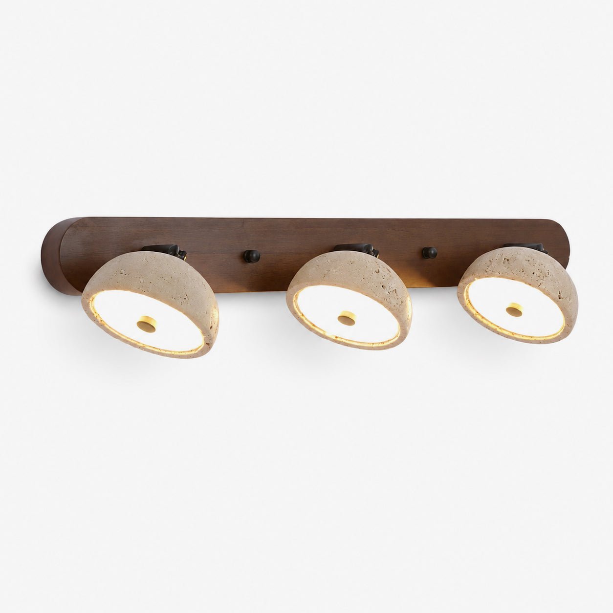 Adjustable Travertine Dome Vanity Light - Image 6
