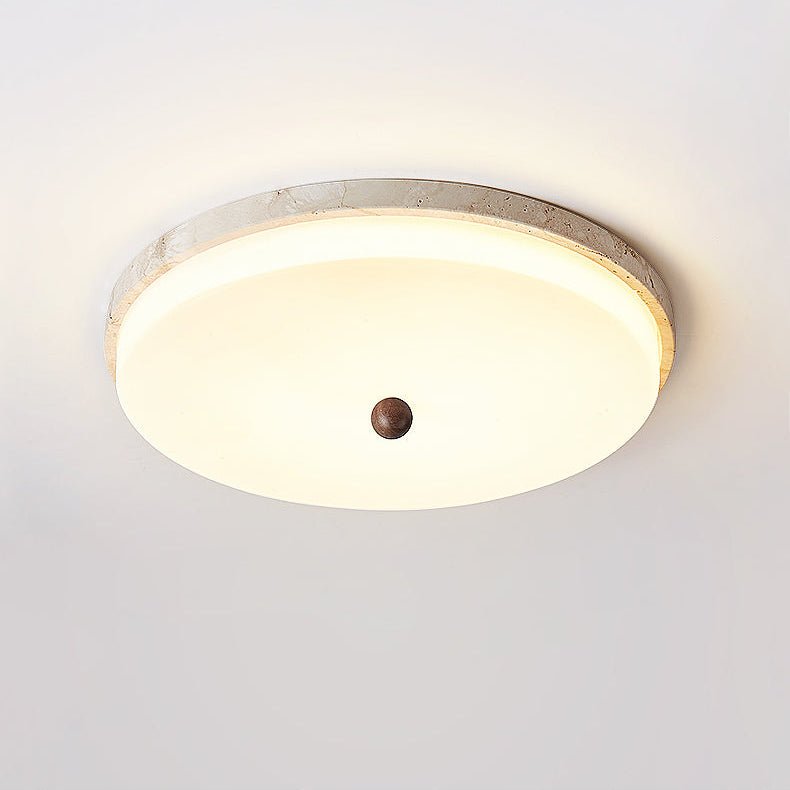 Aeon Travertine Orb Ceiling Light - Image 3