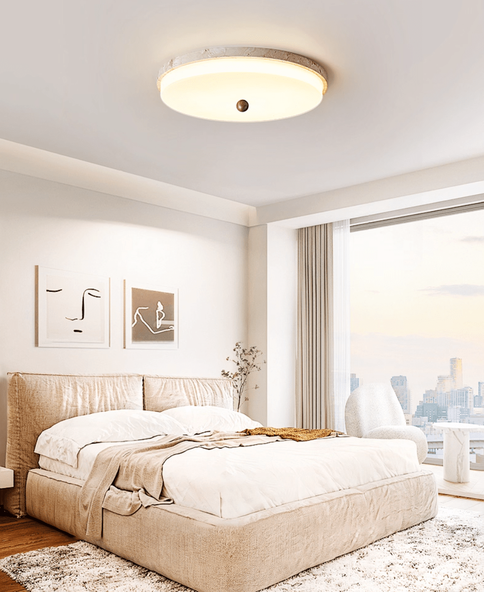 Aeon Travertine Orb Ceiling Light - Image 6