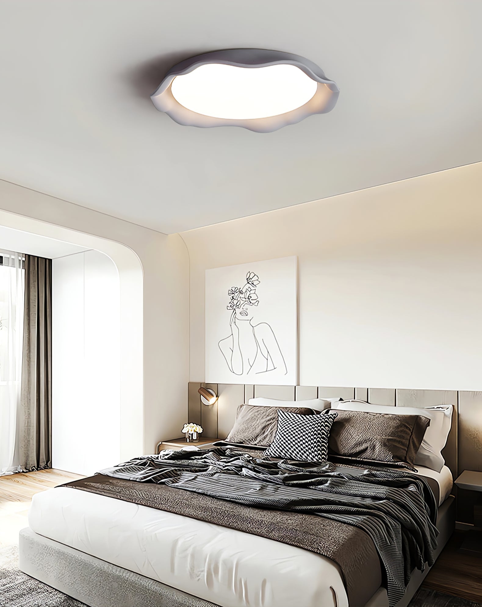 Aera Microcement Ceiling Light - Image 10
