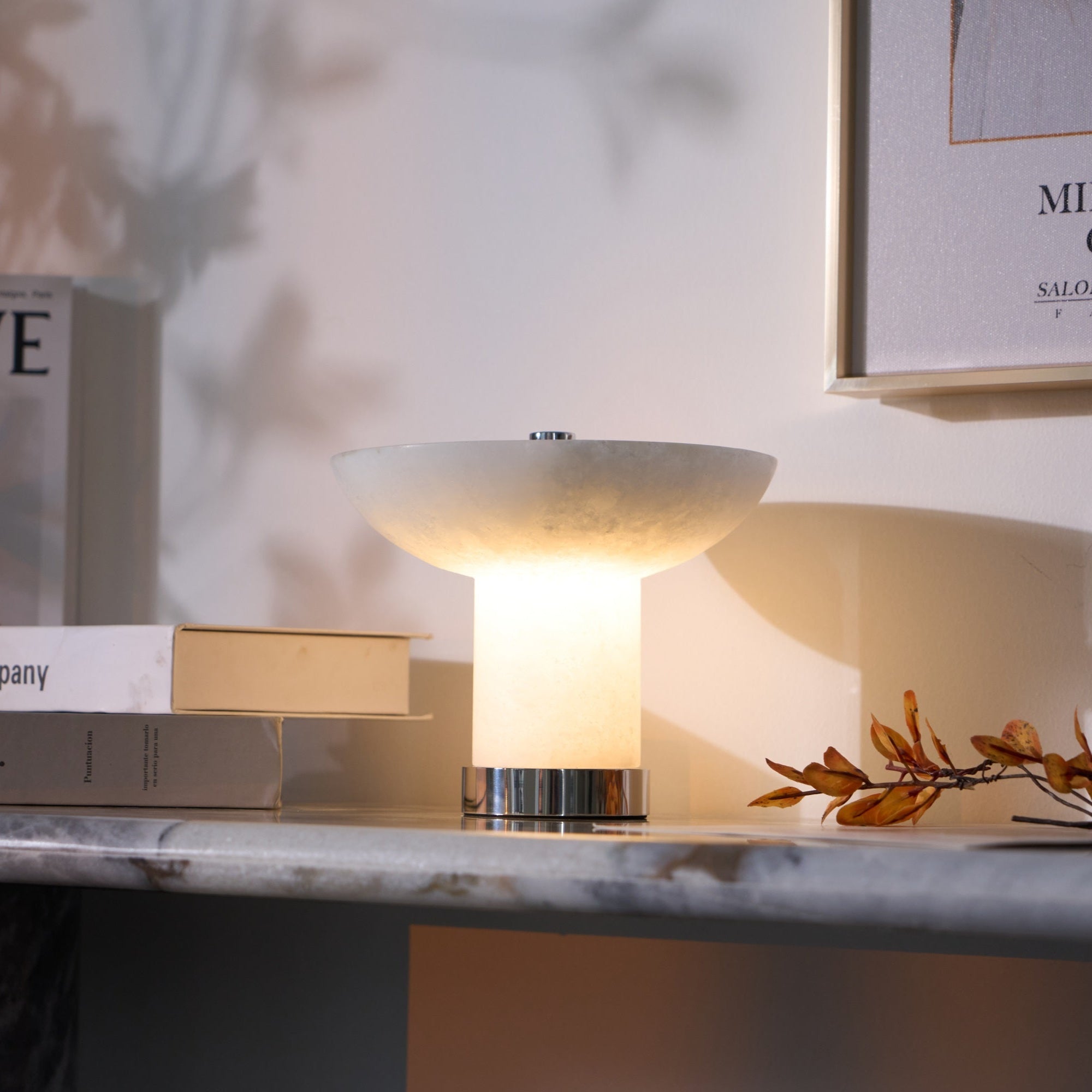 Aeralith Rechargeable Alabaster Table Lamp - Image 17