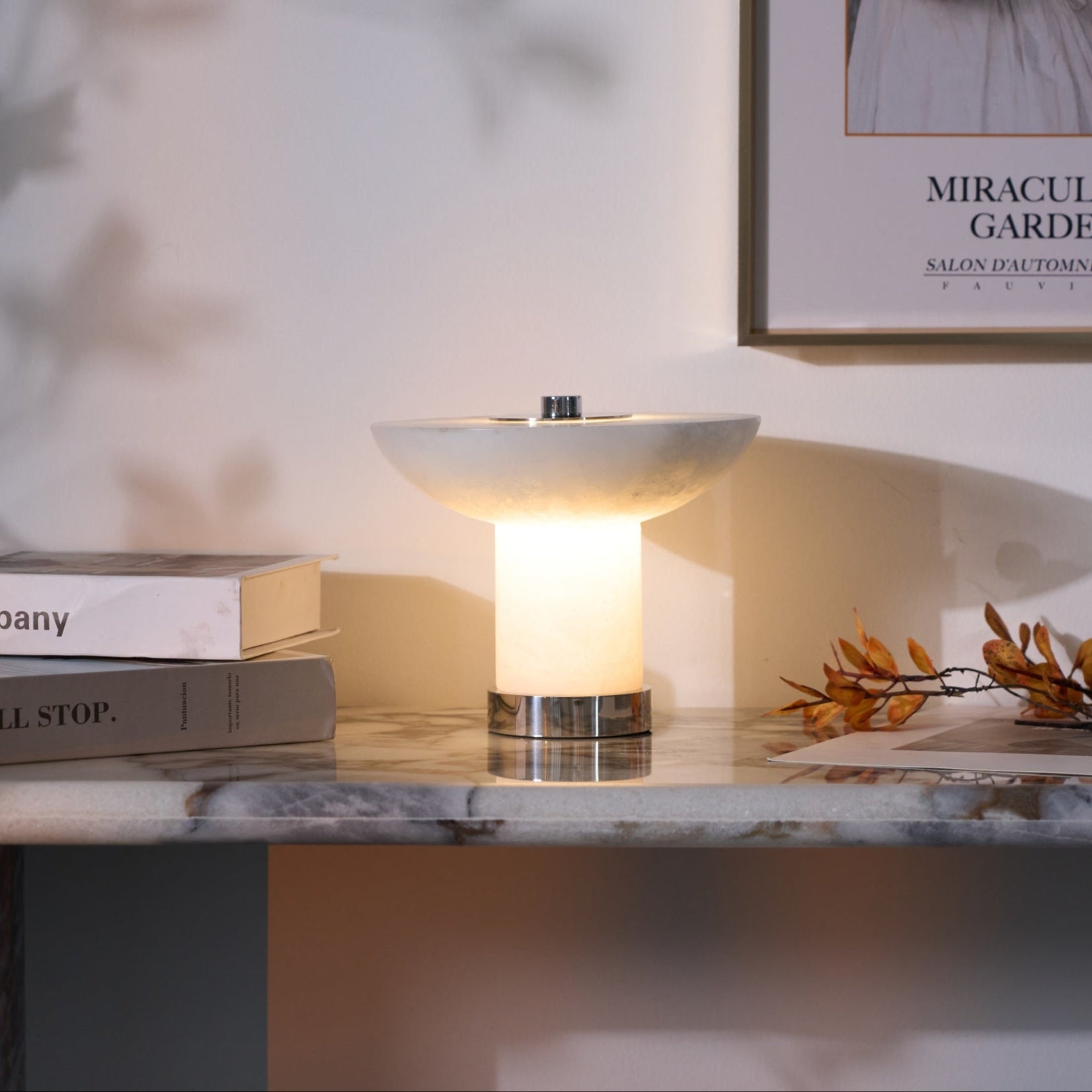 Aeralith Rechargeable Alabaster Table Lamp - Image 14