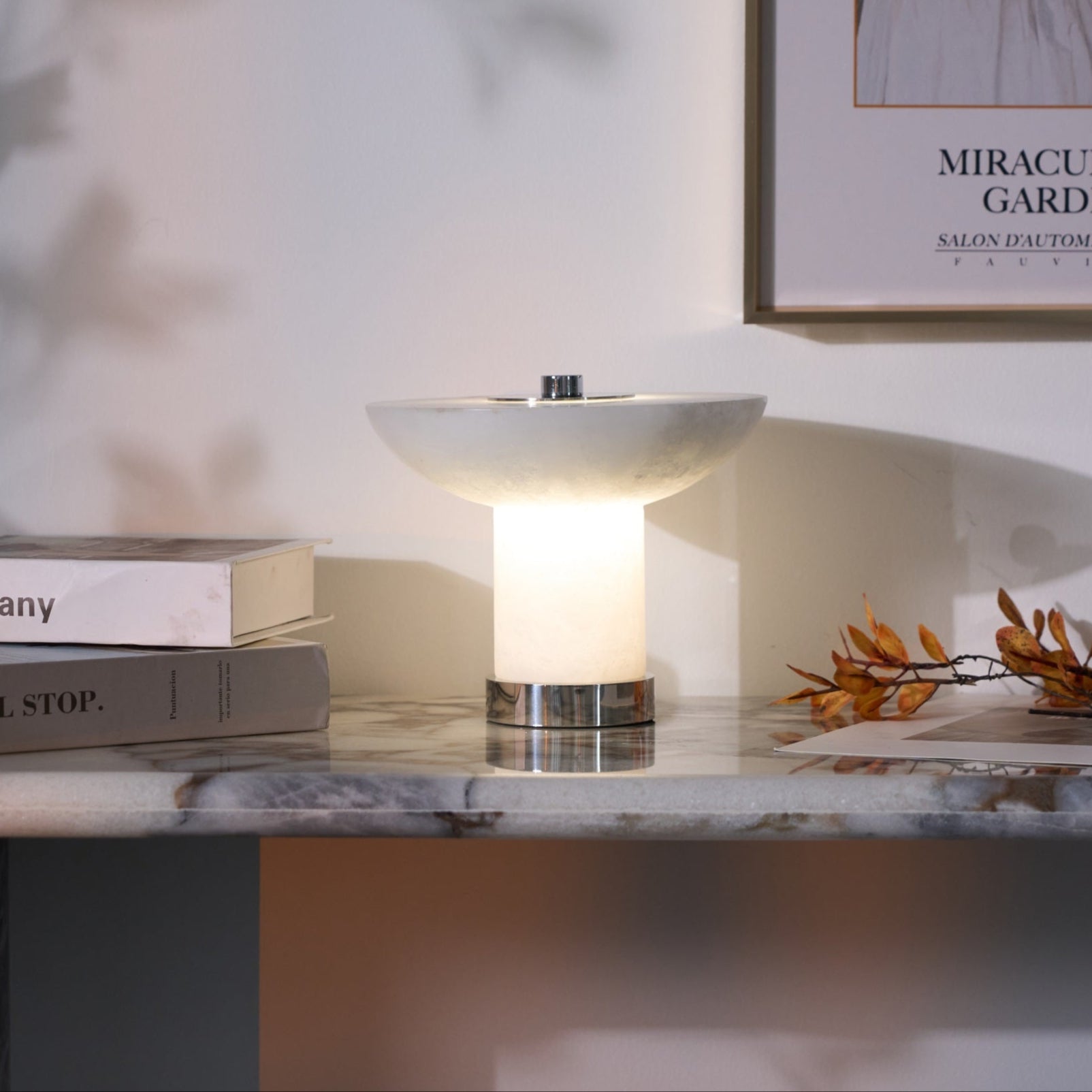 Aeralith Rechargeable Alabaster Table Lamp - Image 15