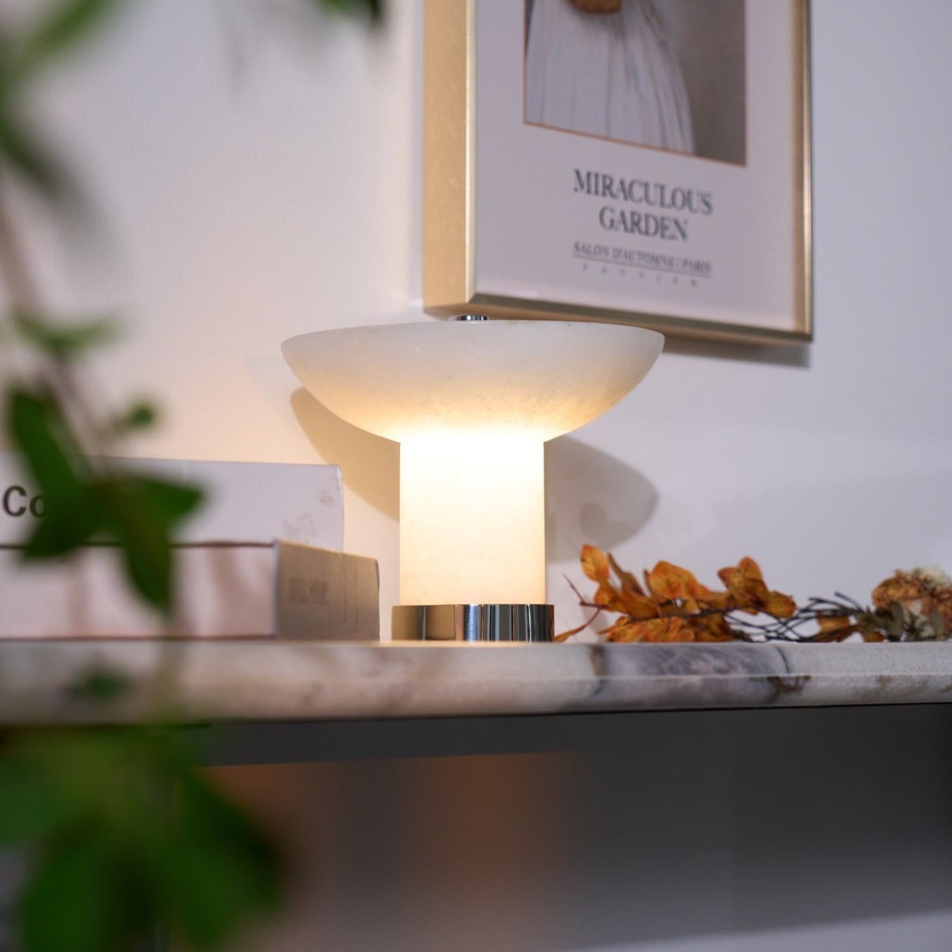 Aeralith Rechargeable Alabaster Table Lamp - Image 6