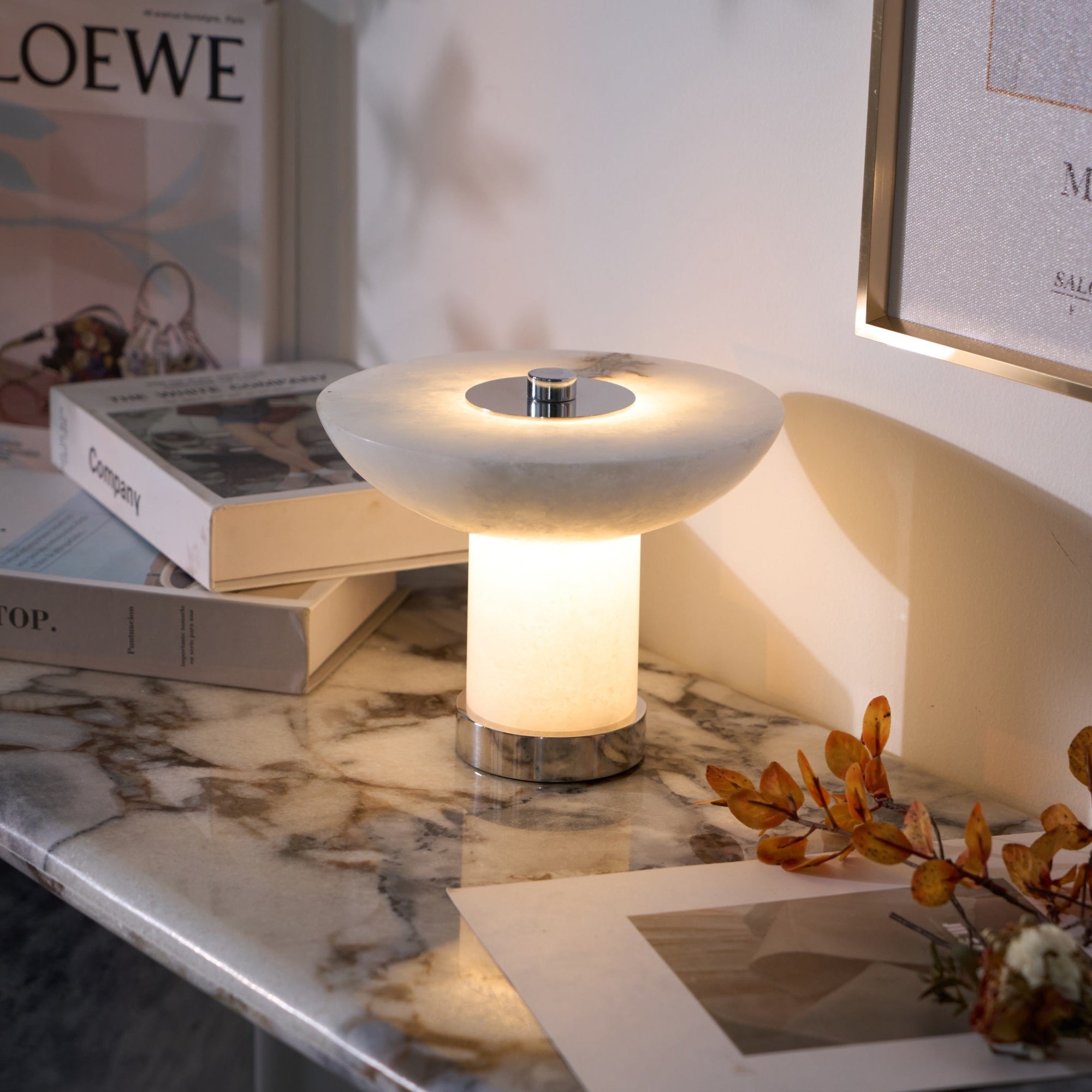 Aeralith Rechargeable Alabaster Table Lamp - Image 2