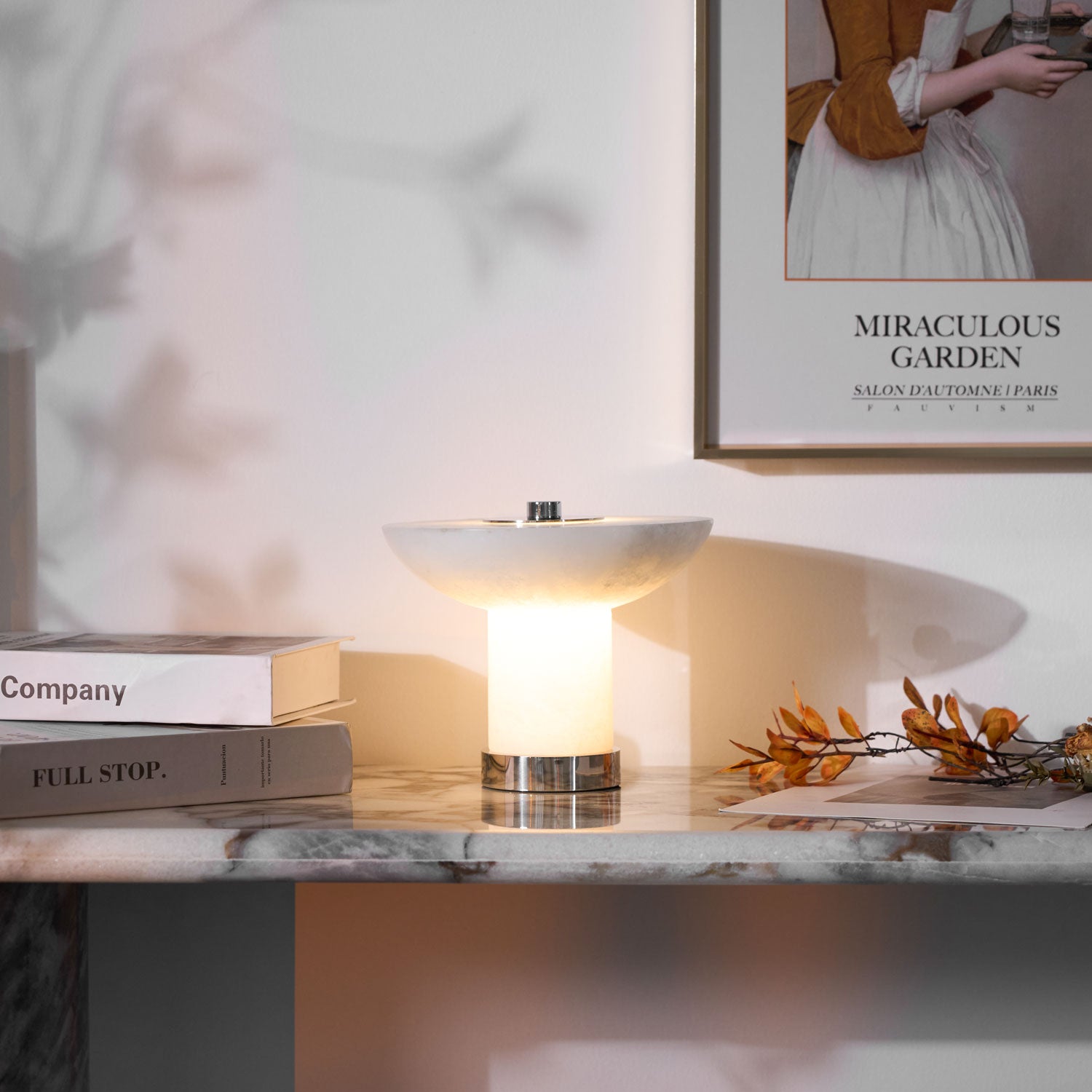 Aeralith Rechargeable Alabaster Table Lamp - Image 34