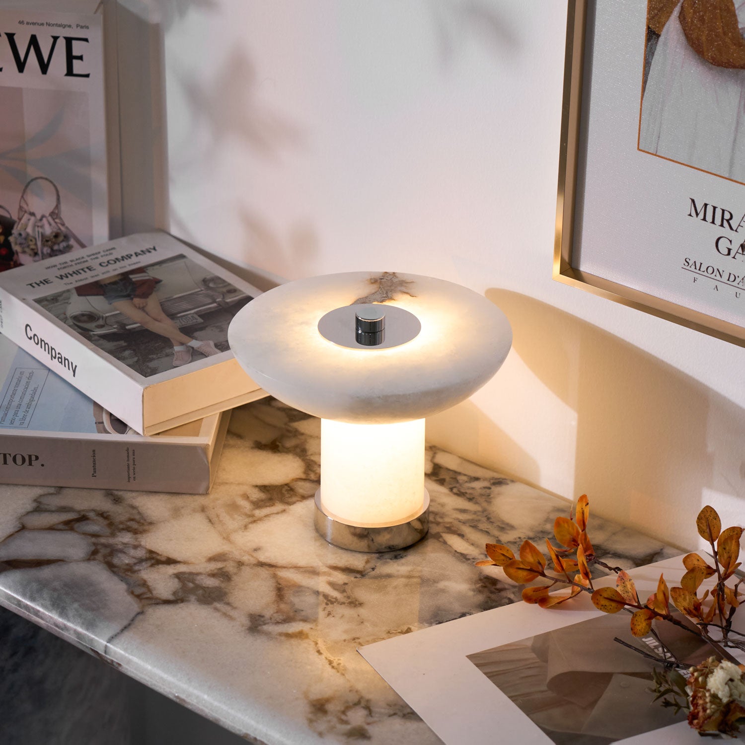 Aeralith Rechargeable Alabaster Table Lamp - Image 3