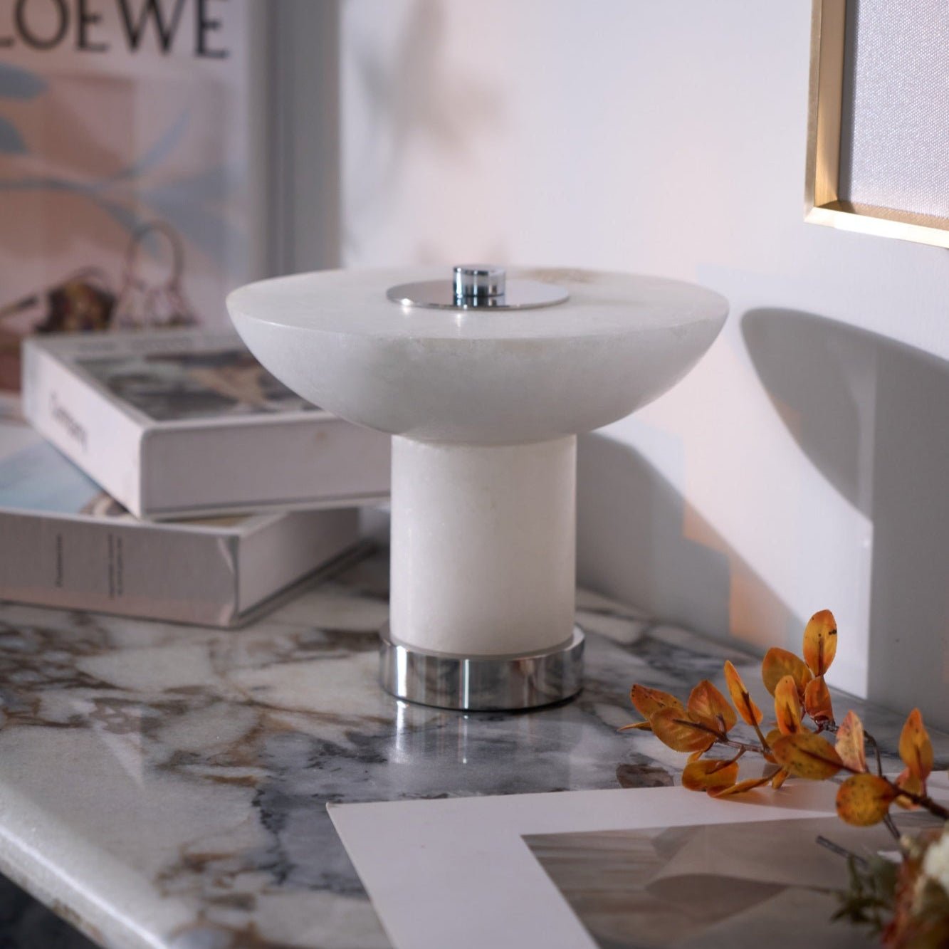 Aeralith Rechargeable Alabaster Table Lamp - Image 20