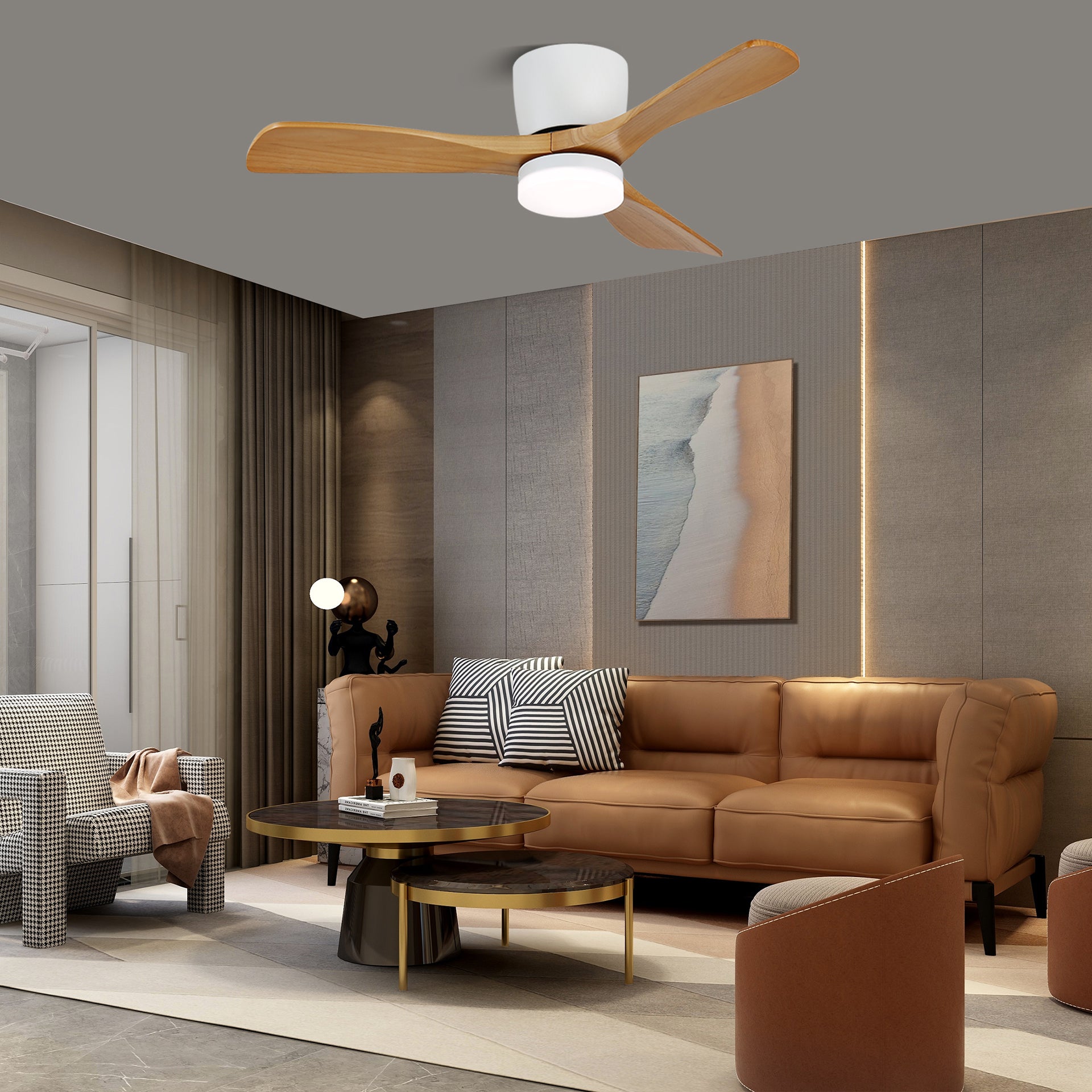 Aerodynamics 42"/52" Ceiling Fan Light - Image 6