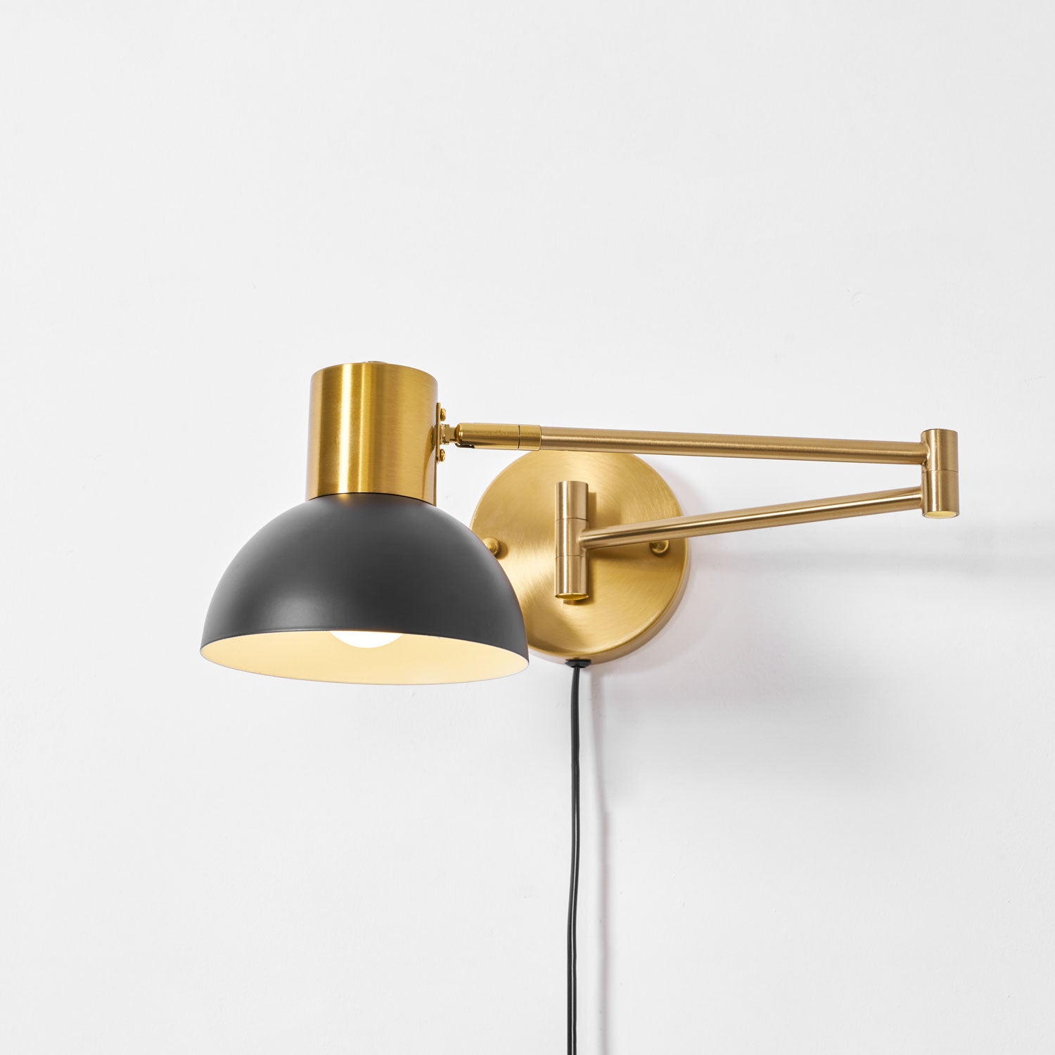 Adjustable Arm Plug In Wall Lamp - Image 43