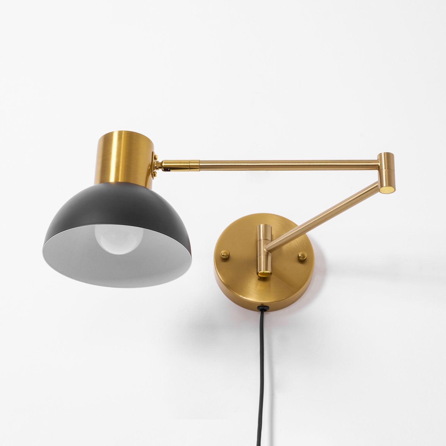 Adjustable Arm Plug In Wall Lamp - Image 48