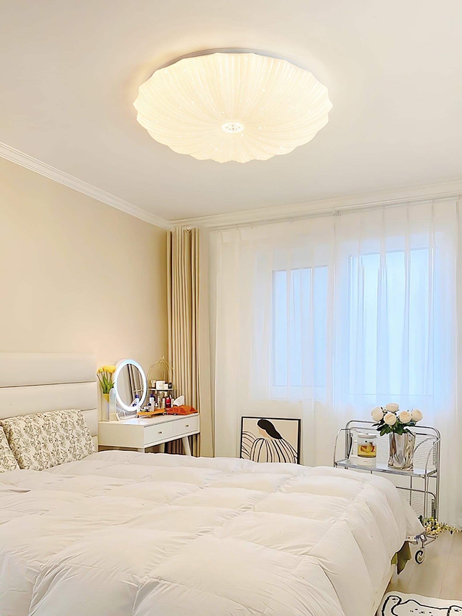 Acrylic Shell Round Ceiling Lamp - Image 14