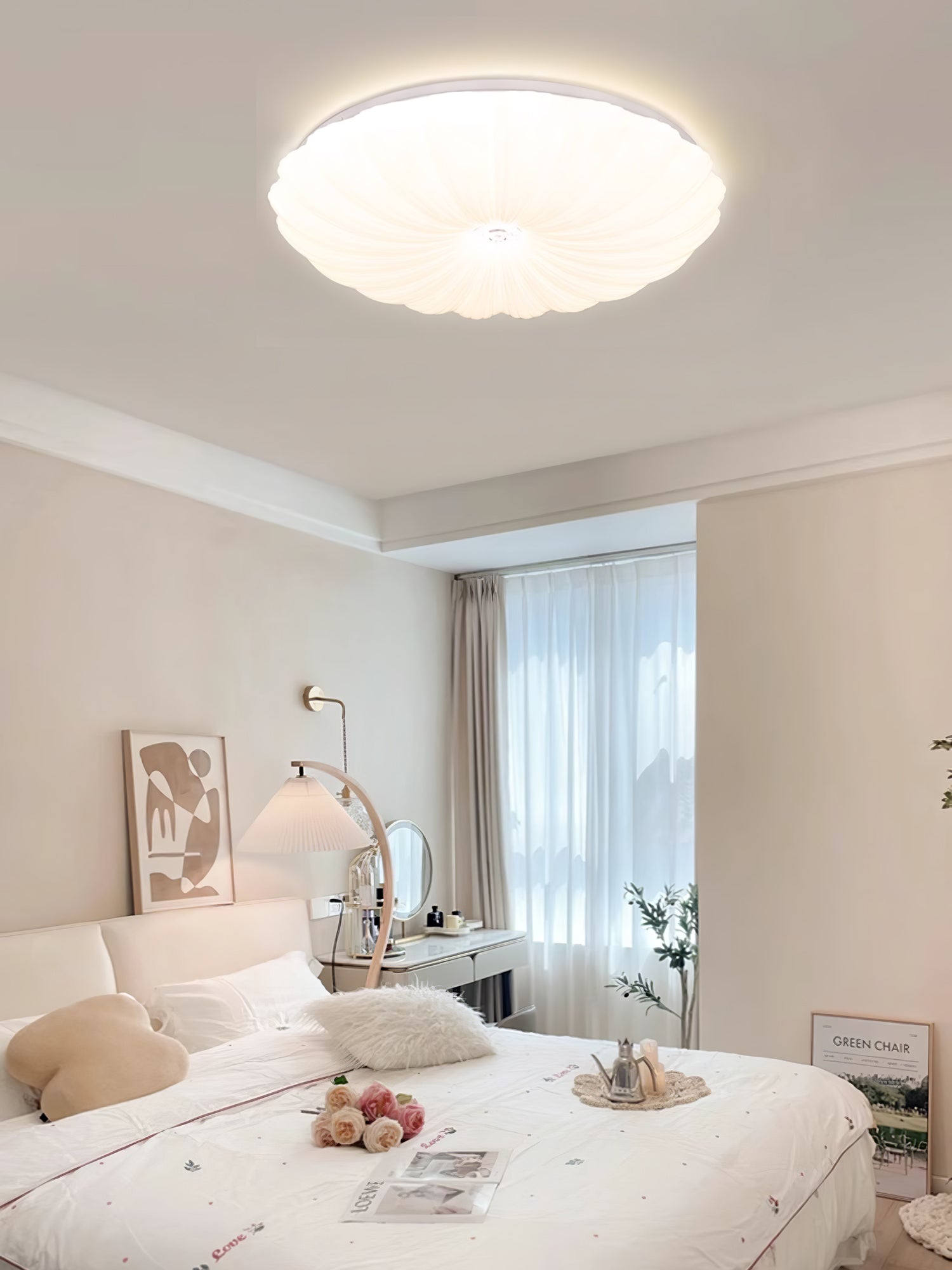 Acrylic Shell Round Ceiling Lamp - Image 15
