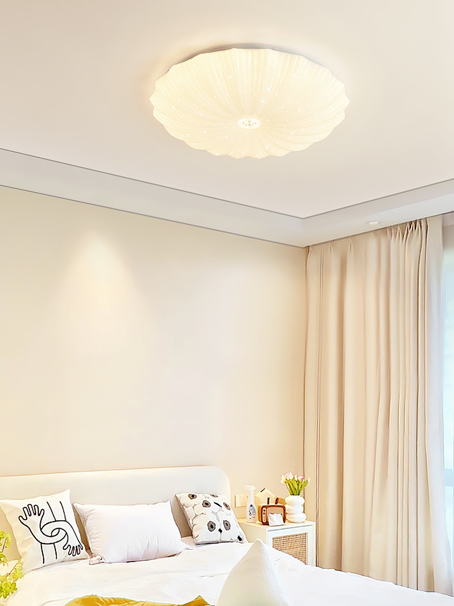 Acrylic Shell Round Ceiling Lamp - Image 16