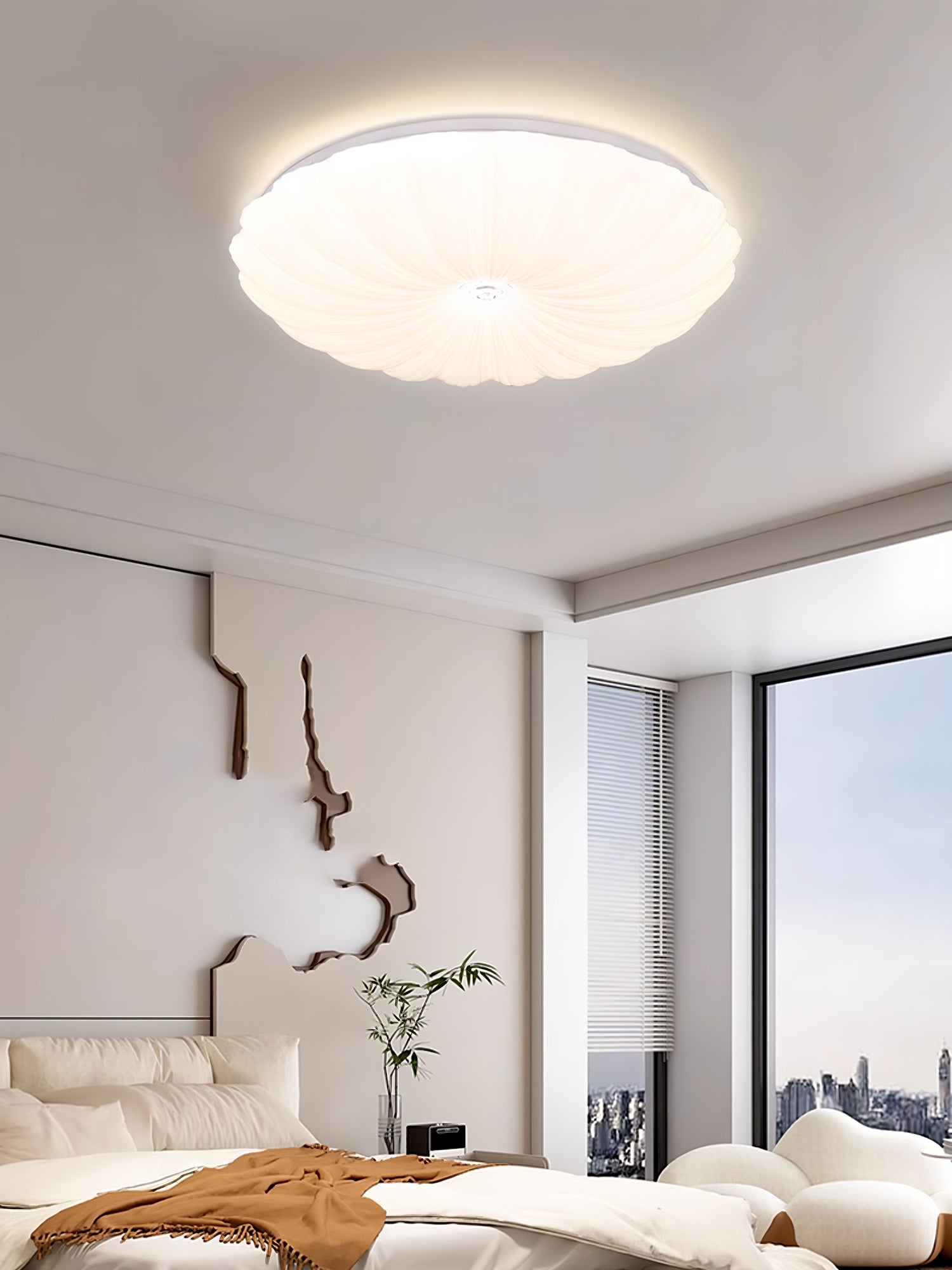 Acrylic Shell Round Ceiling Lamp - Image 17