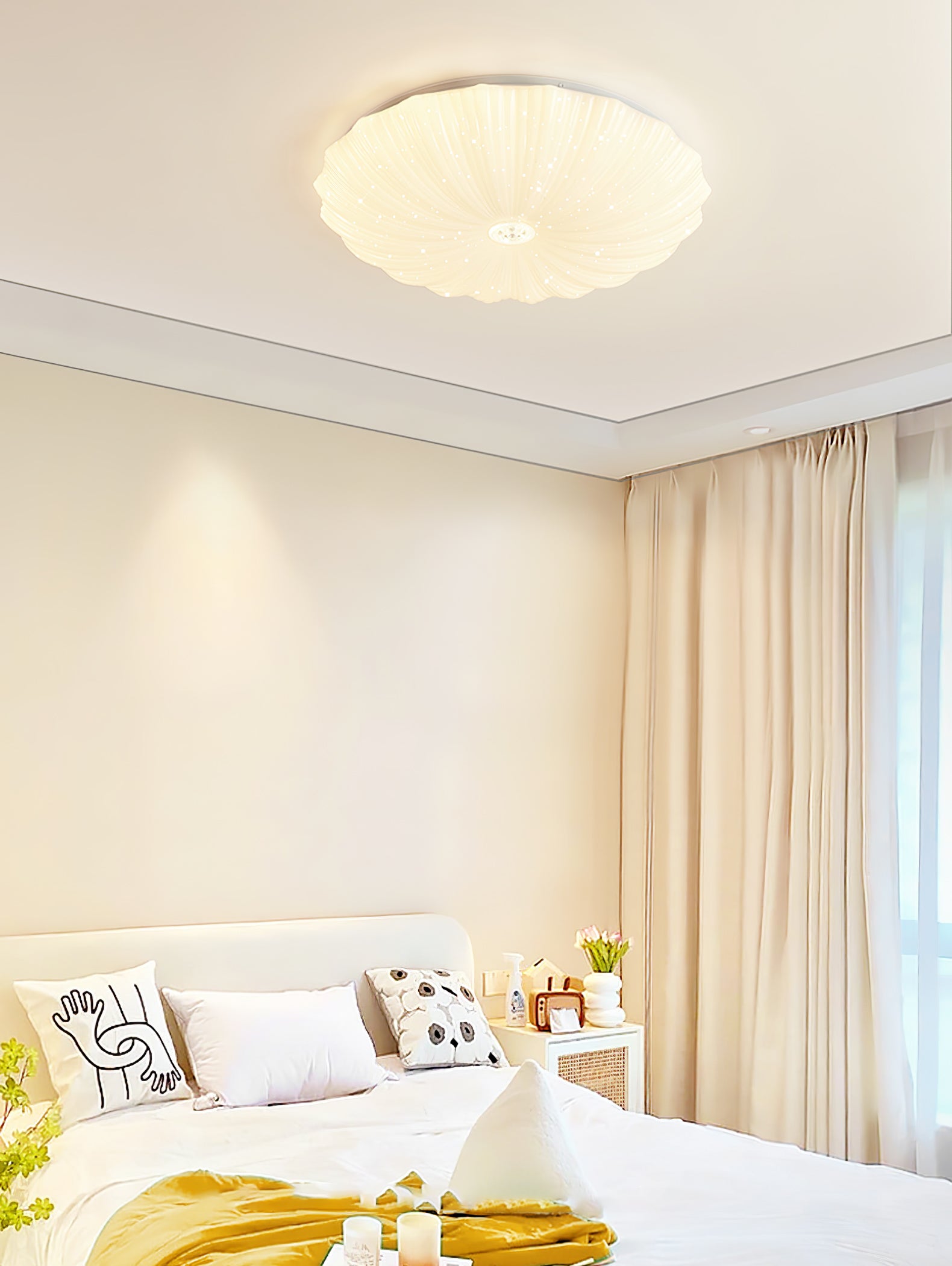 Acrylic Shell Round Ceiling Lamp - Image 18