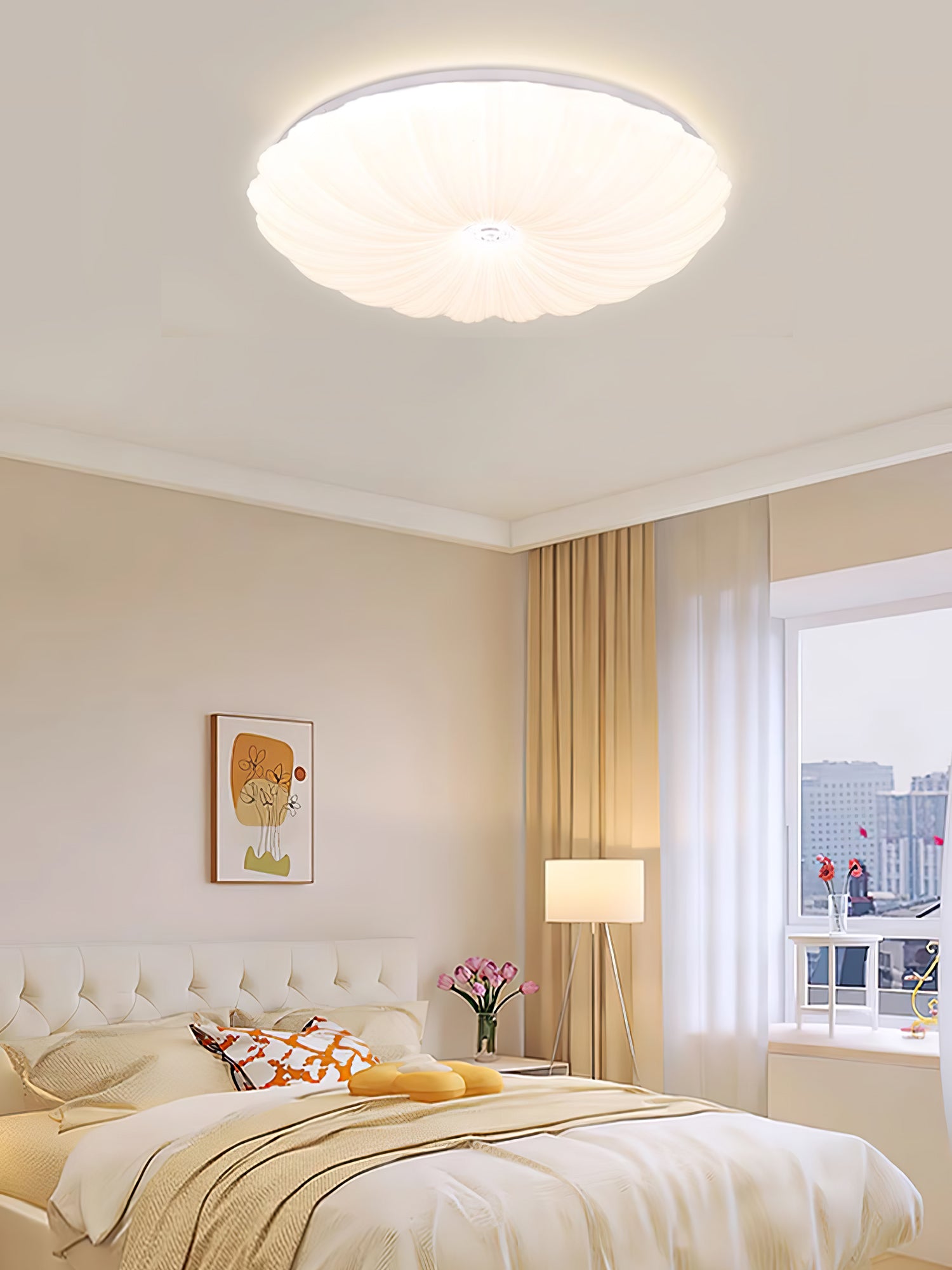 Acrylic Shell Round Ceiling Lamp - Image 19