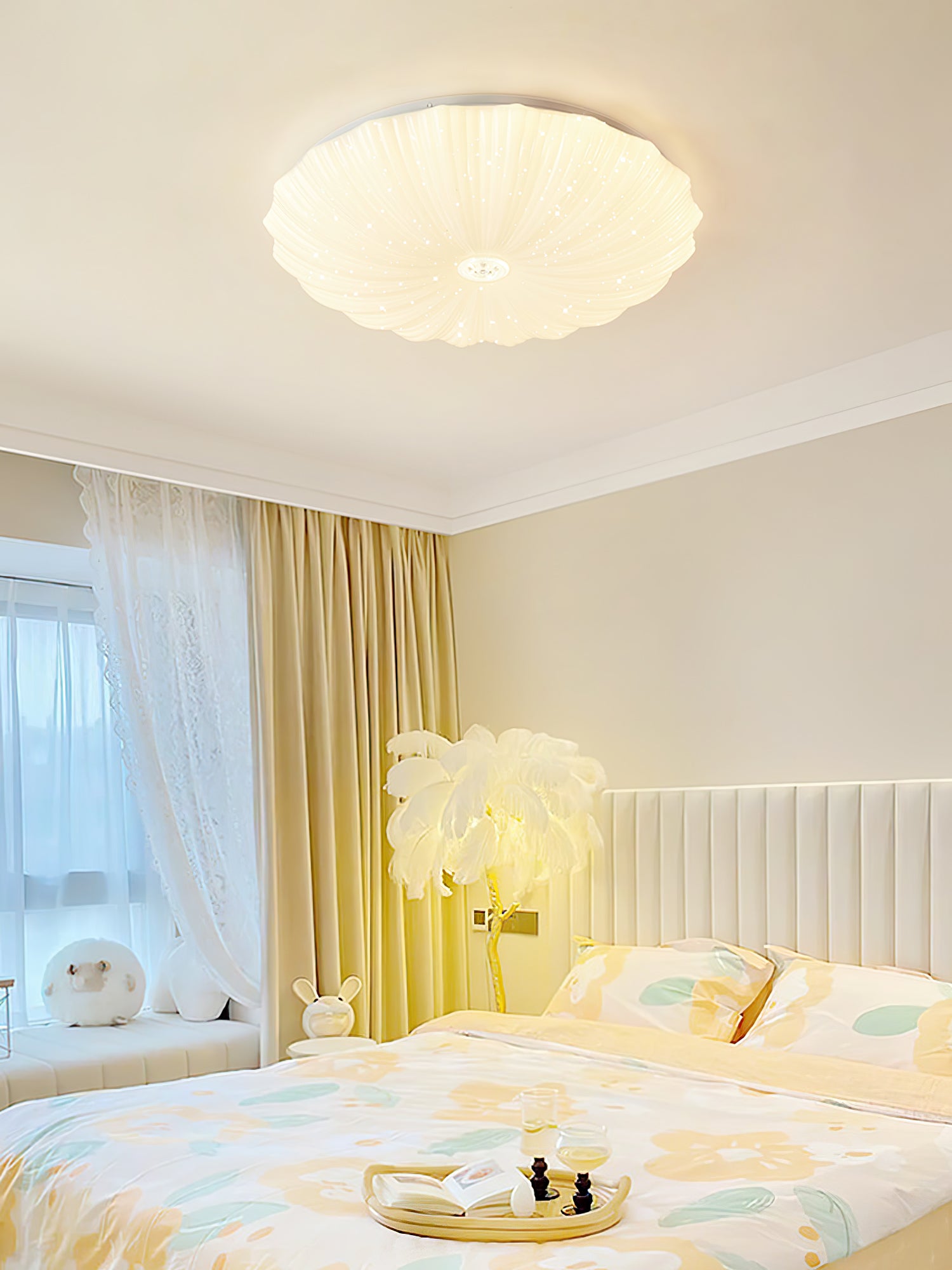 Acrylic Shell Round Ceiling Lamp - Image 6