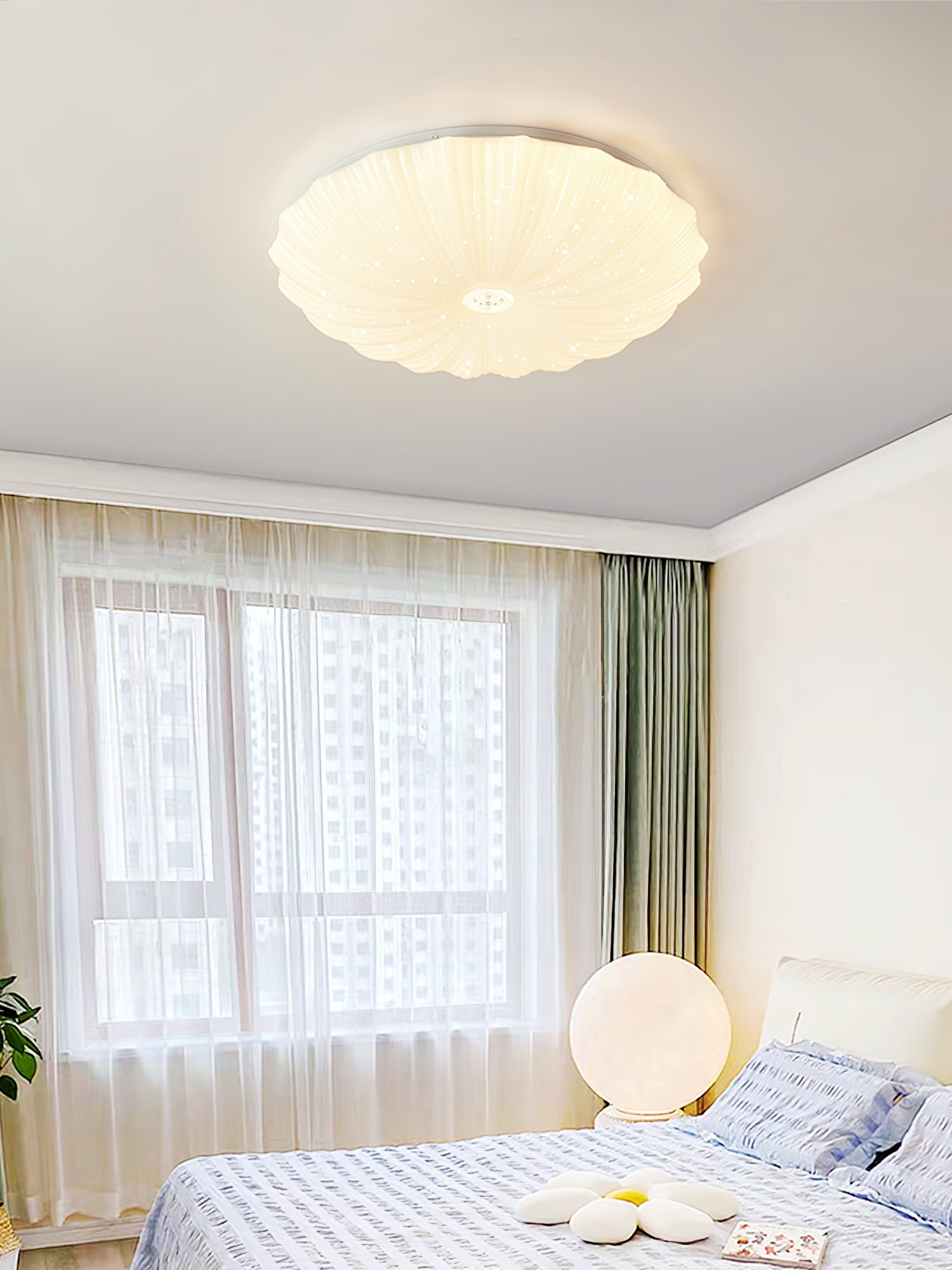 Acrylic Shell Round Ceiling Lamp - Image 11